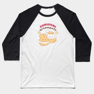 Cute Bunnies in Bunibuni Creampuff Baseball T-Shirt